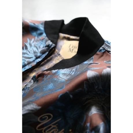 Thomasmagpie  flower Jacquard blouson