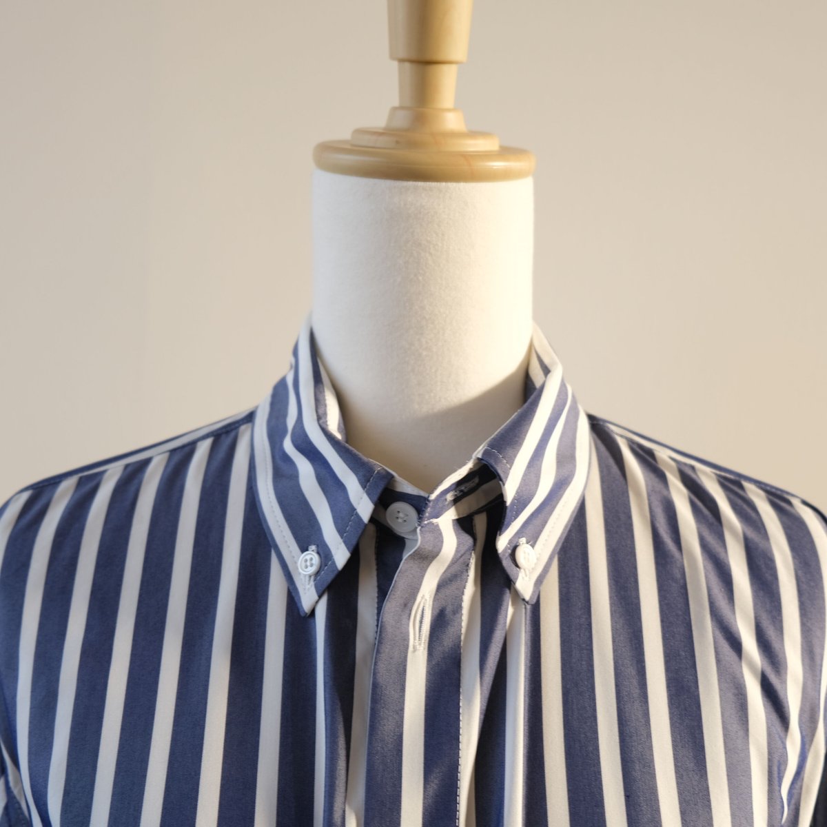 SINME シンメ　シャツワンピース　ストライプ　板谷由夏　ドッキング　切替　M SINME シンメ シャツワンピース ストライプ 板谷由夏 ドッキング 切替 M