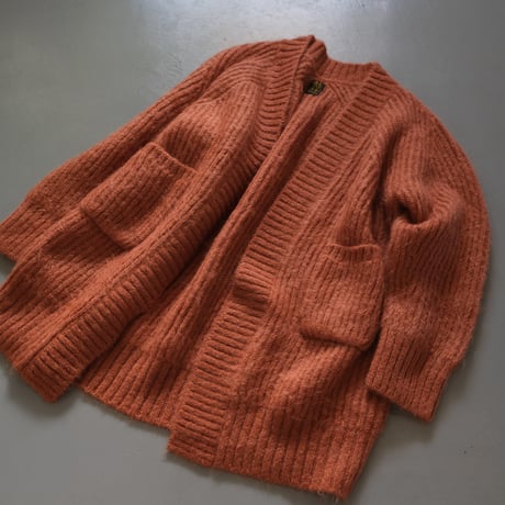 BATONER　 SUPER KID MOHAIR BIG CARDIGAN　BN-21FL-054