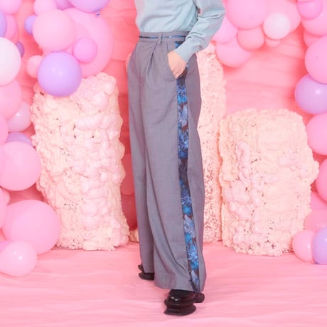 Thomasmagpie    flower Jacquard trousers　　2251305