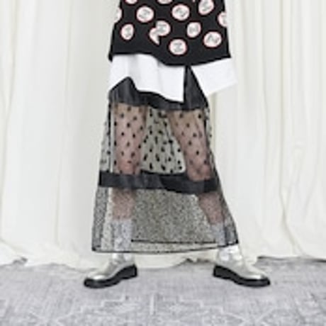 THOMAS MAGPIE　Paisley×Spangle Tulle skirt　2253604