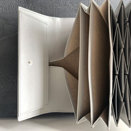 cardboard long wallet　 gray