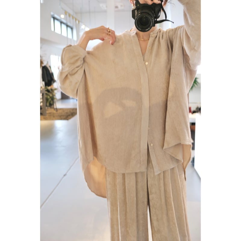 2022 Suzuki Takayuki Over Blouse ブラウス suzuki takayuki over blouse S221-09 | geep