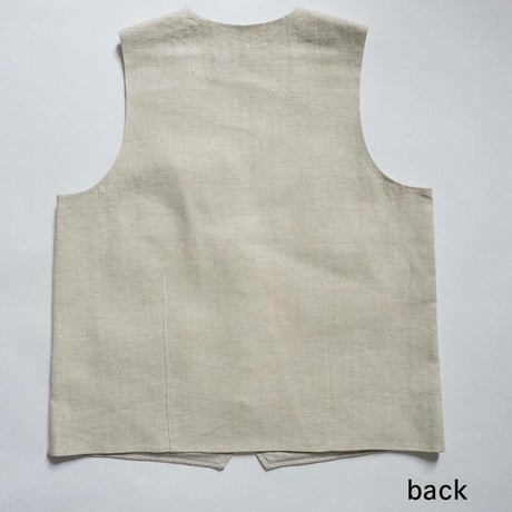 THOMAS MAGPIE　herringbone strip vest 【2242105】