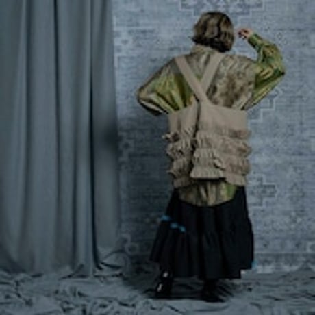 THOMAS MAGPIE　raffled pocket vest【2241104】