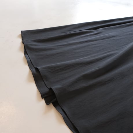SINME　キャミソールワンピース ブラック×ブラックレース　S23SS-14-02