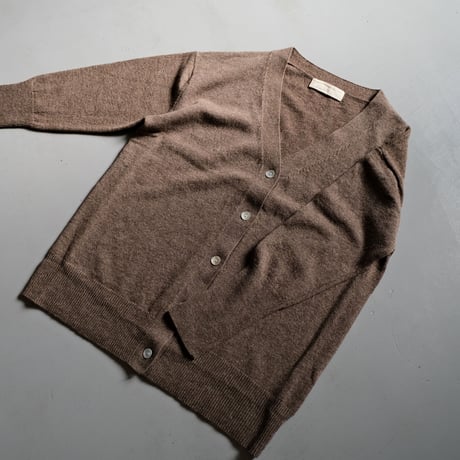 R JUBILEE 　 Layered Knit Cardigan　D/BROWN　RJ21083002