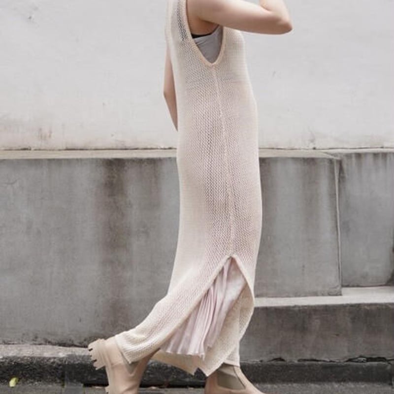 THOMAS MAGPIE mesh knit one-piece【2222705】 | geep 