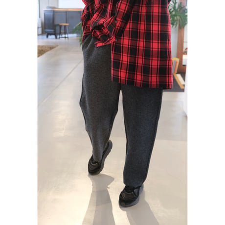 BATONER  MEN  WOOL SHUKUJU PANTS