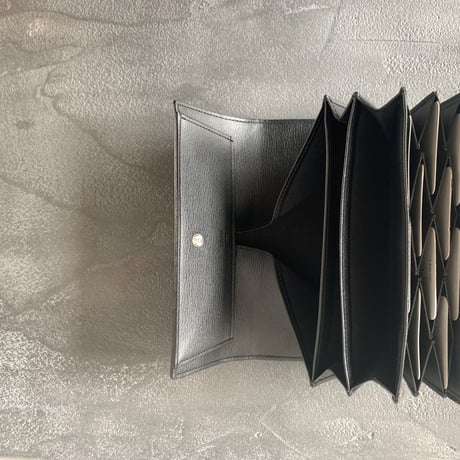 cardboard long wallet　 black