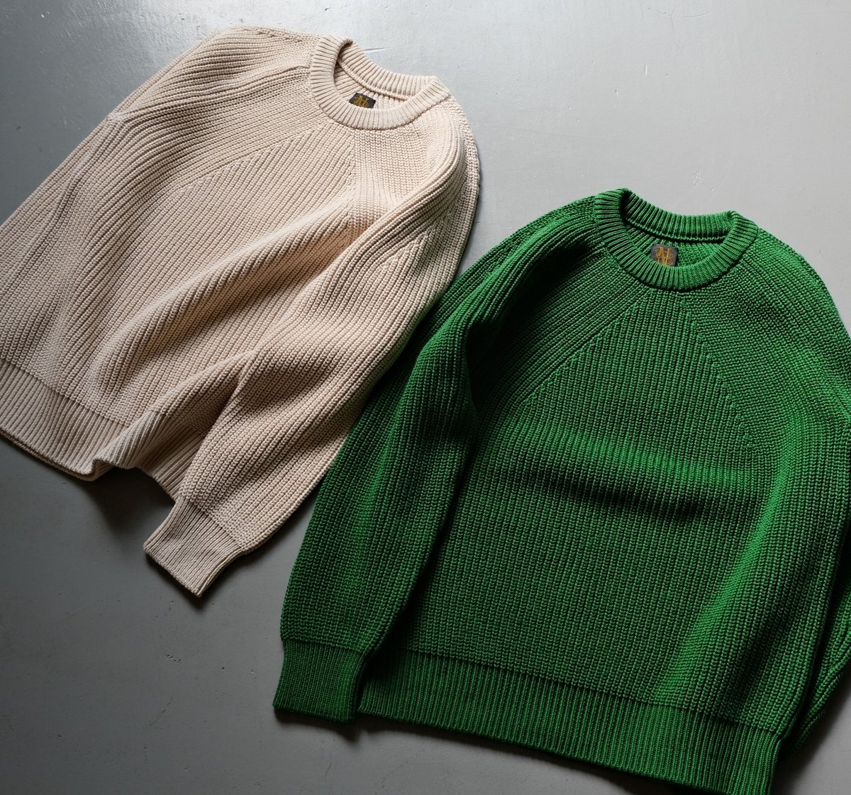 新品♦︎未使用 BANDEL BASIC CREW NECK KNIT Ⅳ(L) fit=scale-down,w=1200