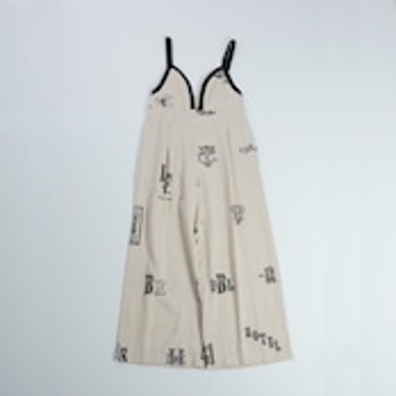 サロペット・オーバーオール・オールインワン Thomas Magpie C/Linen PRINT overall Thomas Magpie C/Linen PRINT overall 2252312