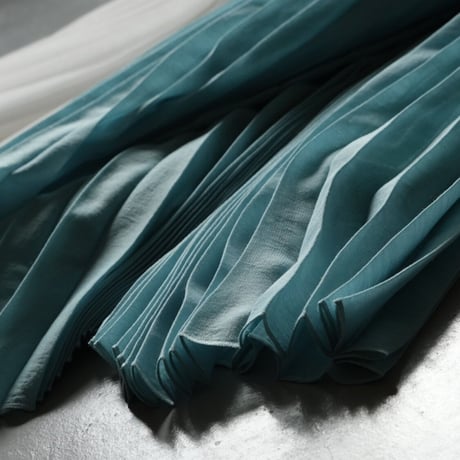 THOMAS MAGPIE   sheer voile pleats skirt【2211605】