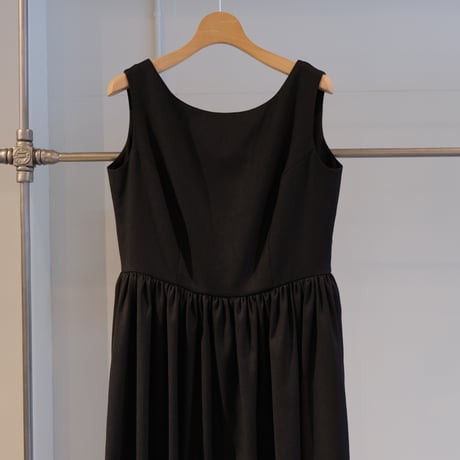SINME　ブラックドレス ロング　SS14-03