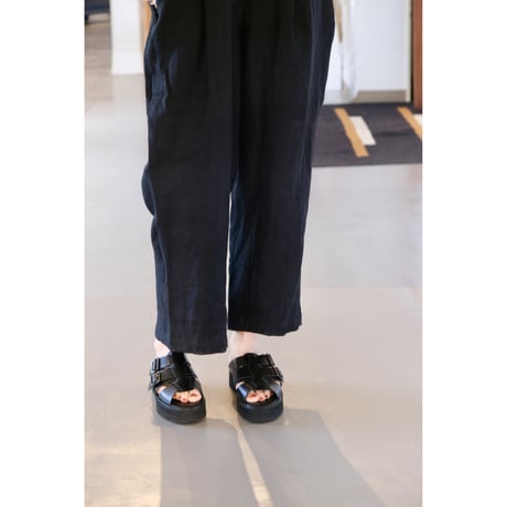 SINME  Vネックオールインワン  SS16-12 ブラック