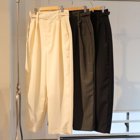BATONER　Women SUMMER MOHAIR GURKHA PANT 　BN-24SL-011