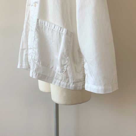 HARVESTY 　ATELIER SHIRT（アトリエシャツ）A31801　WHITE