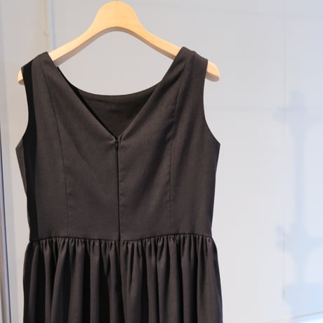 SINME　ブラックドレス ロング　SS14-03