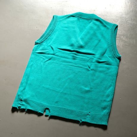 THOMAS MAGPIE　damage knit vest【2223708】