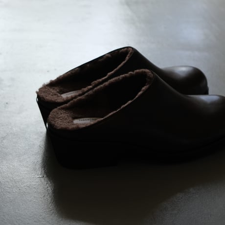 BEAUTIFUL SHOES　SLIPON（ECO FUR）BROWN　BSS2134006