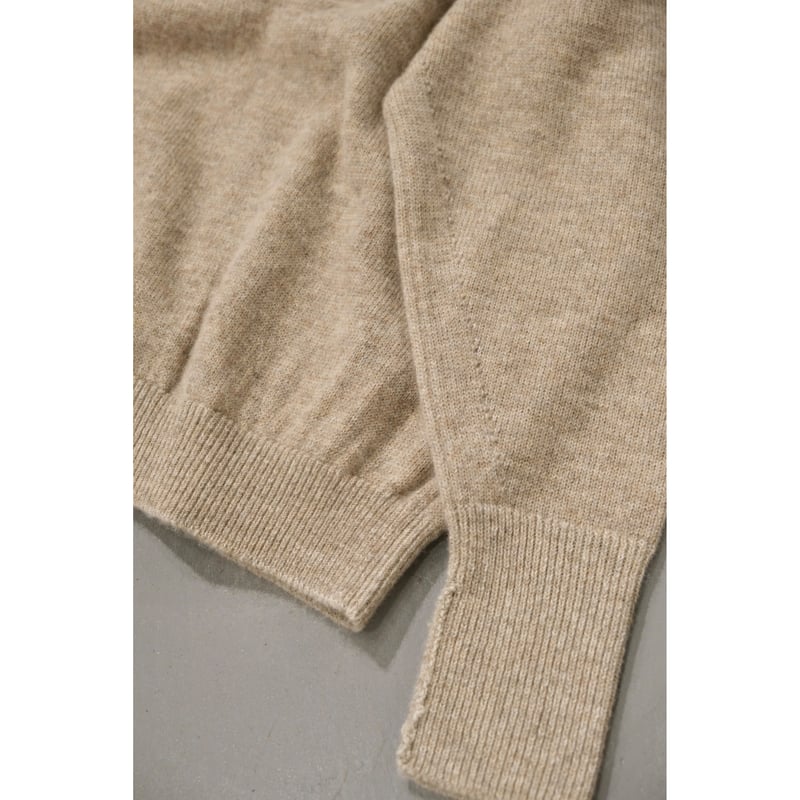 BTONER Men BABY ALPACA KURUMI TENJIKU V CARDIGA