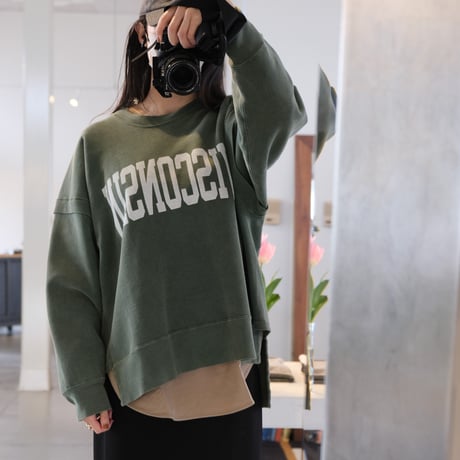R JUBILEE 　 PRINT SWEAT　GREEN