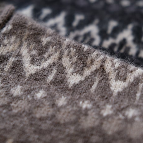 BATONER　Men MOHAIR JAQURD CARDIGAN 　BN-22FM-051