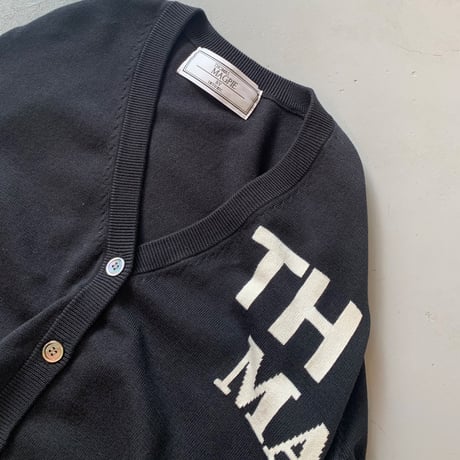 Thomas magpie   logo cardigan【2211702】