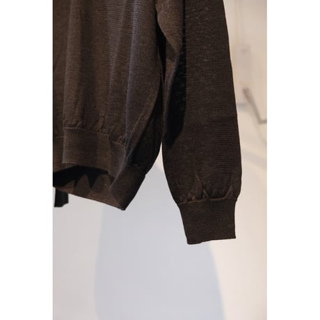BATONER　MEN'S   RAMIE WOOL SKIPPER  BN-25FM-002