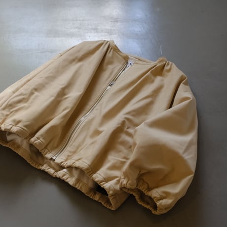 SISII 　 Cropped Gather Jacket　~MACADAMIA~