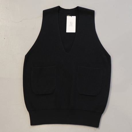 BATONER　Women 　SUPER HIGH TWIST YARN VEST 　BN-23FL-015