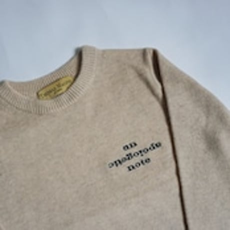 THOMAS MAGPIE　an apologetic note knit【2234766】