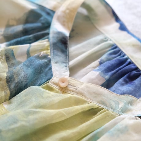 suzuki takayuki × Coci la elle   feather dress  / sable　　B231-03