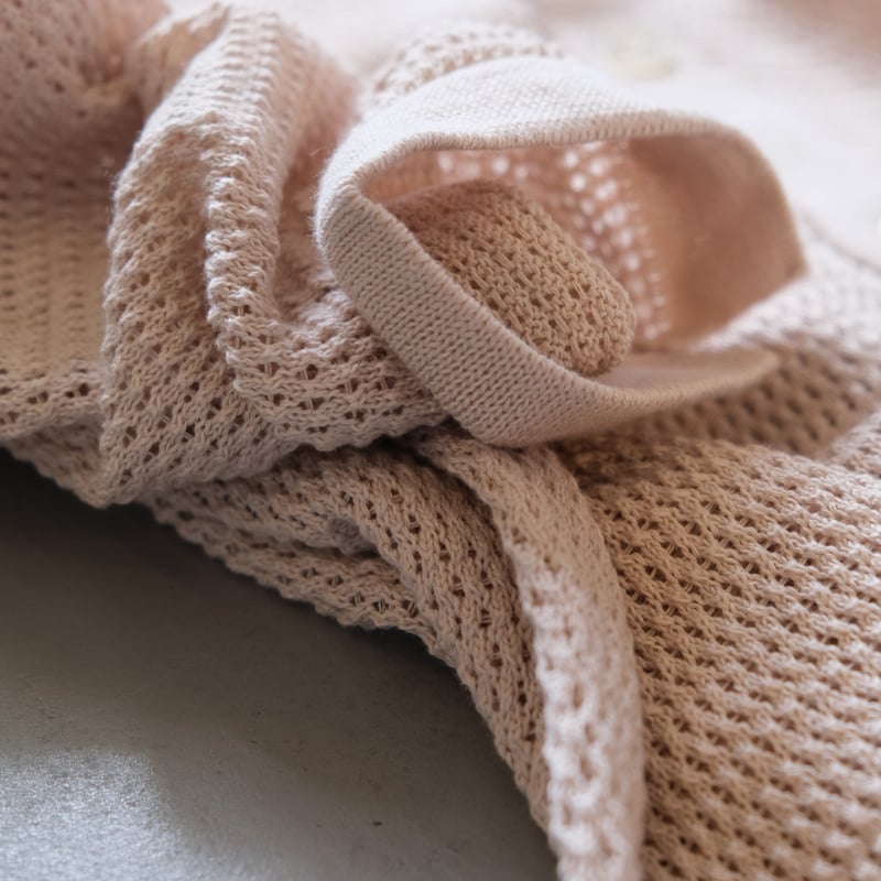 【値下げ】バトナーSUMMER KNIT V NECK CARDIGAN BATONER/バトナー】Woodpulp Summer Knit V Neck Cardigan