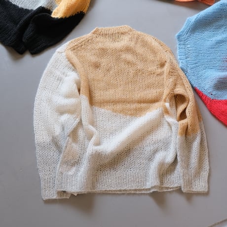 THOMAS MAGPIE　　hand knit pullover【2224731】