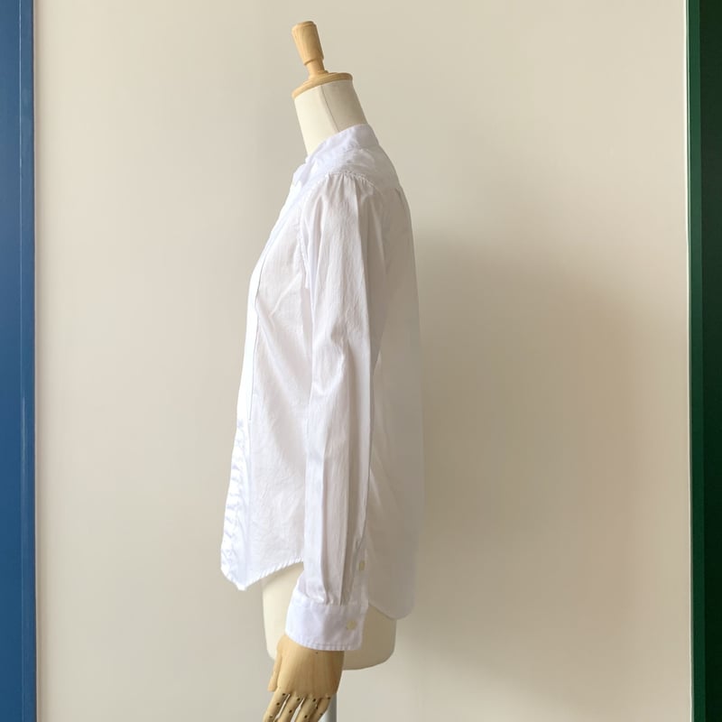 SINME シンメ　シャツブザム ホワイト　SHIRT BOSOM トップス シャツブザム ホワイト | SINME