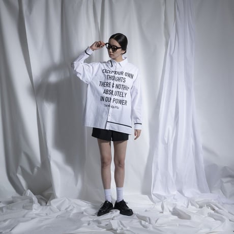 THOMAS MAGPIE  トーマスマグパイ　logo shirt 【2211103】