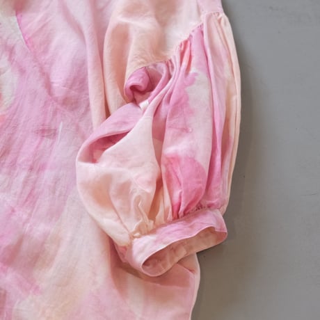 suzuki takayuki × Coci la elle     puff-sleeve blouse  / magnolia　B231-01