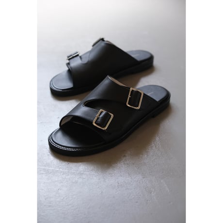 BEAUTIFUL SHOES  DOUBLE BELT SANDALS(VIBRAM TILE MORFLEX)