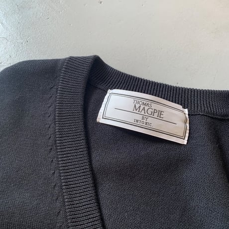 Thomas magpie   logo cardigan【2211702】