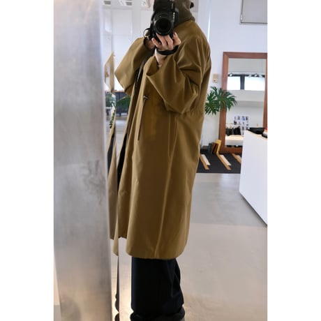 VACHEMENT  Taffeta X Boa Reversible Coat