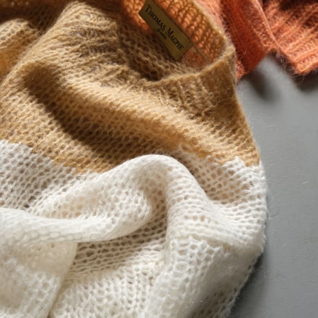 THOMAS MAGPIE　　hand knit pullover【2224731】