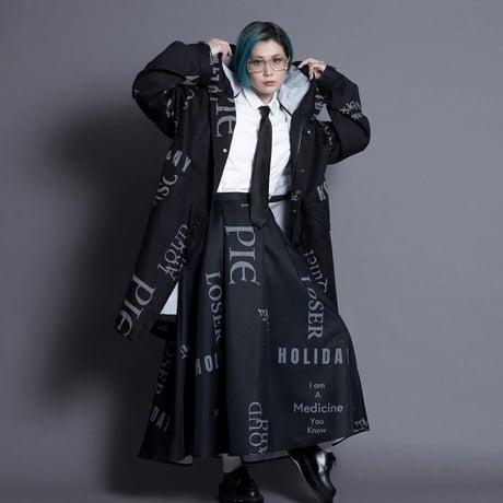 THOMAS MAGPIE　トーマスマグパイ　logo skirt【2213601】