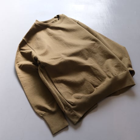 BATONER　Men DEGREASE INLAY CREW NECK　BN-22SM-017