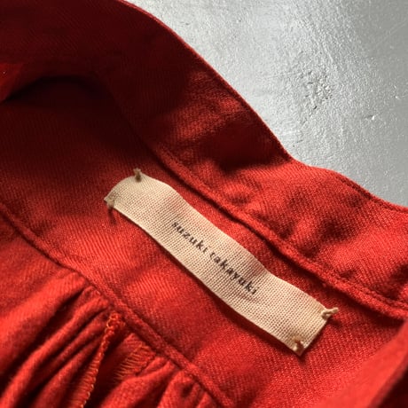 suzuki takayuki   peasant dress   vermilion (限定品）　B211-03