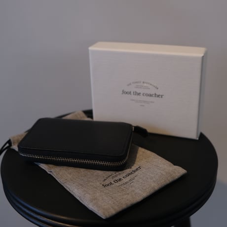 foot the coacher   SHORT ZIP WALLET    FTA1712008   BLACK/WHITE