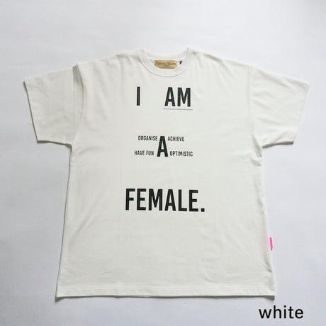 THOMAS MAGPIE　tee shirt I AM A（ORGANISE/ACHIVE/HAVE FUN/OPTIMISTIC) FEMALE.【2242878】