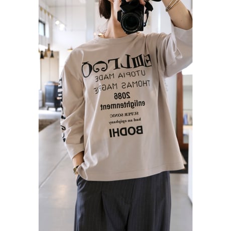 long sleeve tee shirt “BODHI”