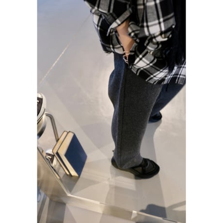 BATONER  MEN  WOOL SHUKUJU PANTS