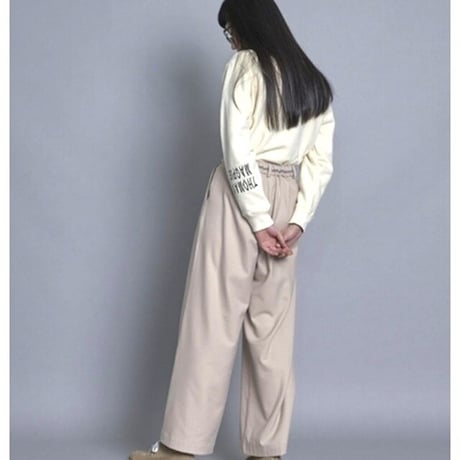 TOMAS MAGPIE　 WIDE TUCK PANTS